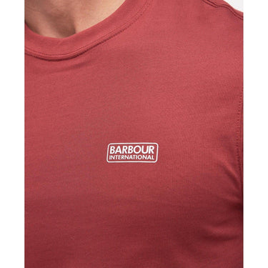 T-shirt pour hommes Barbour International - T-shirt avec petit logo - Bordeaux