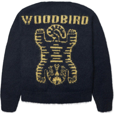 Cardigan Uomo Woodbird - WBKoon Zip Tiger Cardigan - Blu