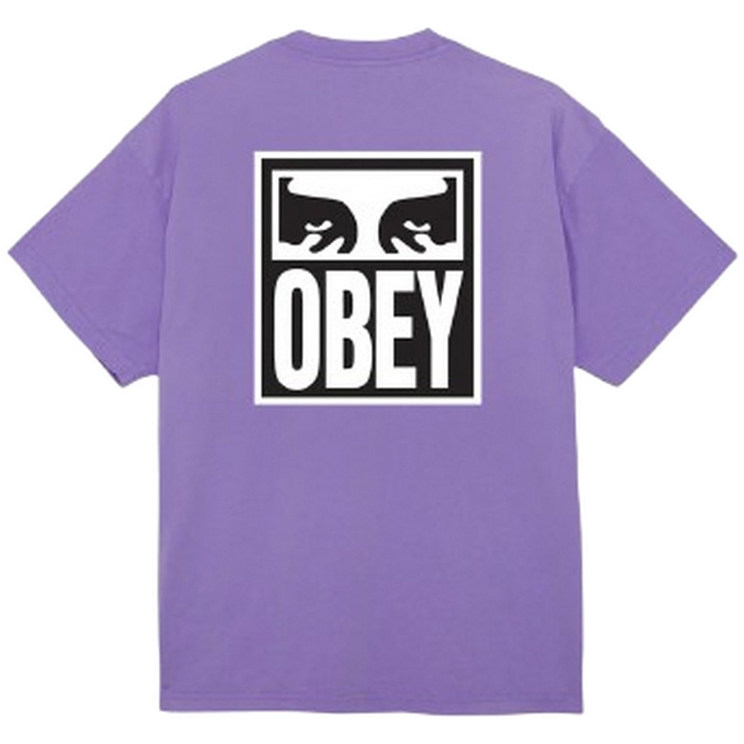 T-shirt Uomo Obey - Obey Eyes Icon 2 Heavyweight Tee - Viola