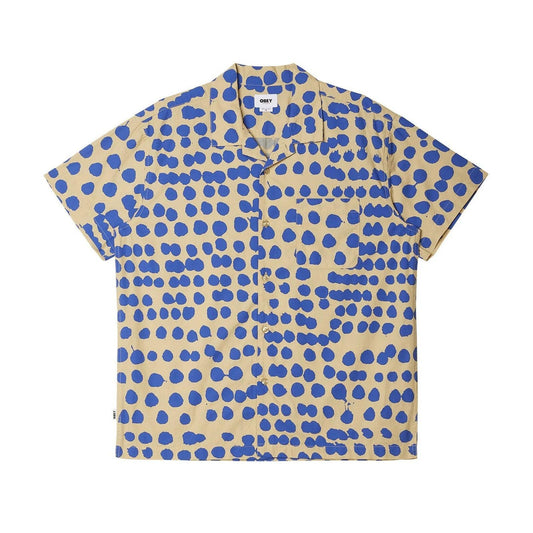 Camicie casual Uomo Obey - Connect Woven Ss - Multicolore