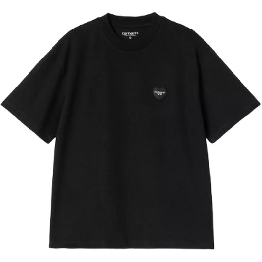 T-shirt Donna Carhartt Wip - W' S/S Heart Patch T-Shirt - Nero