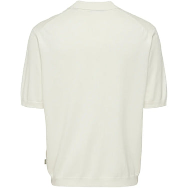 Maglie a manica lunga Uomo Only & Sons - Onswyler Life Rlx 12 Ss Split Knit Noos - Bianco