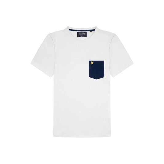 T-shirt Uomo Lyle & Scott - Contrast Pocket T-shirt - Bianco