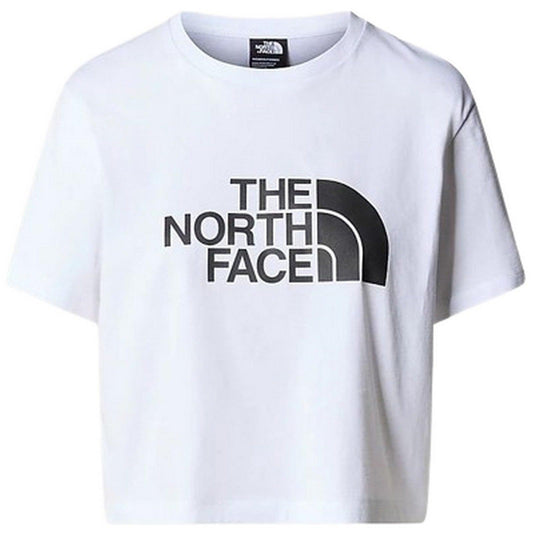 T-shirt Donna The North Face - W S/S Cropped Easy Tee - Bianco