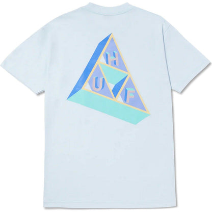 T-shirt Uomo Huf - Based Tt S/S Tee - Celeste