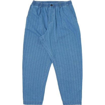 Pantaloni Uomo Universal Works - Pleated Track Pant - Blu