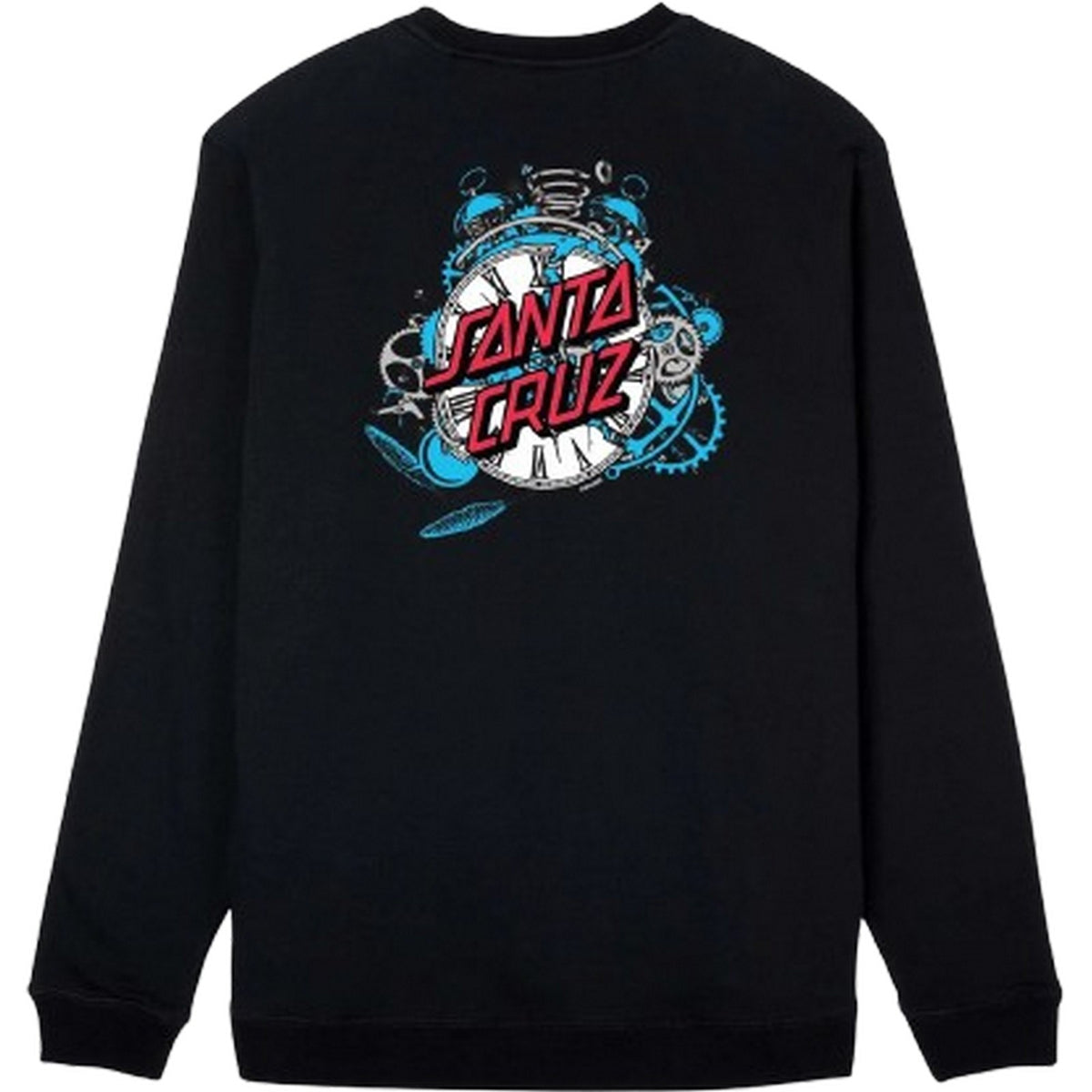 Felpe senza cappuccio Uomo Santa Cruz - Grabke Exploding Dot Crew - Nero