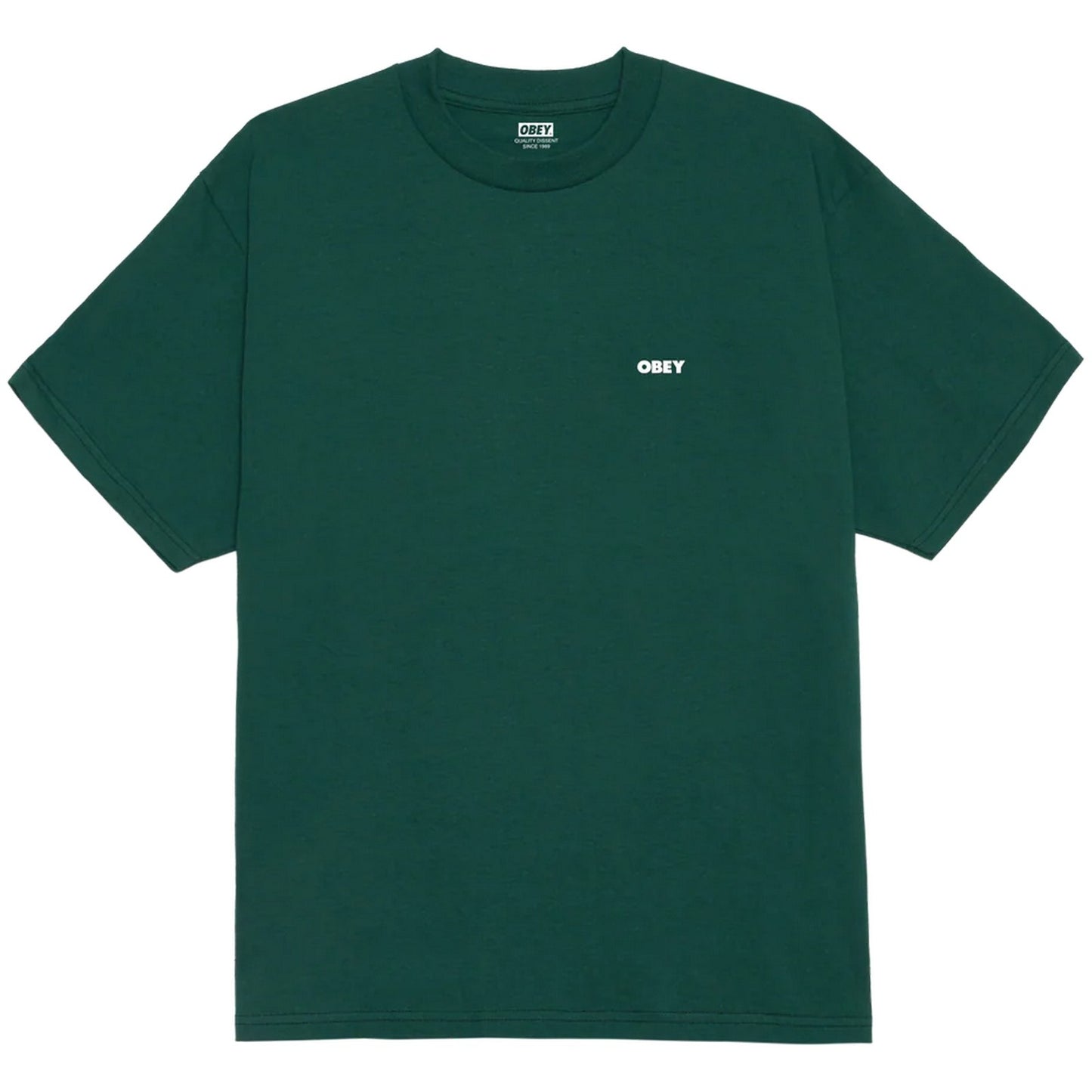 T-shirt Uomo Obey - Obey The Medium Is The Message Tee - Verde
