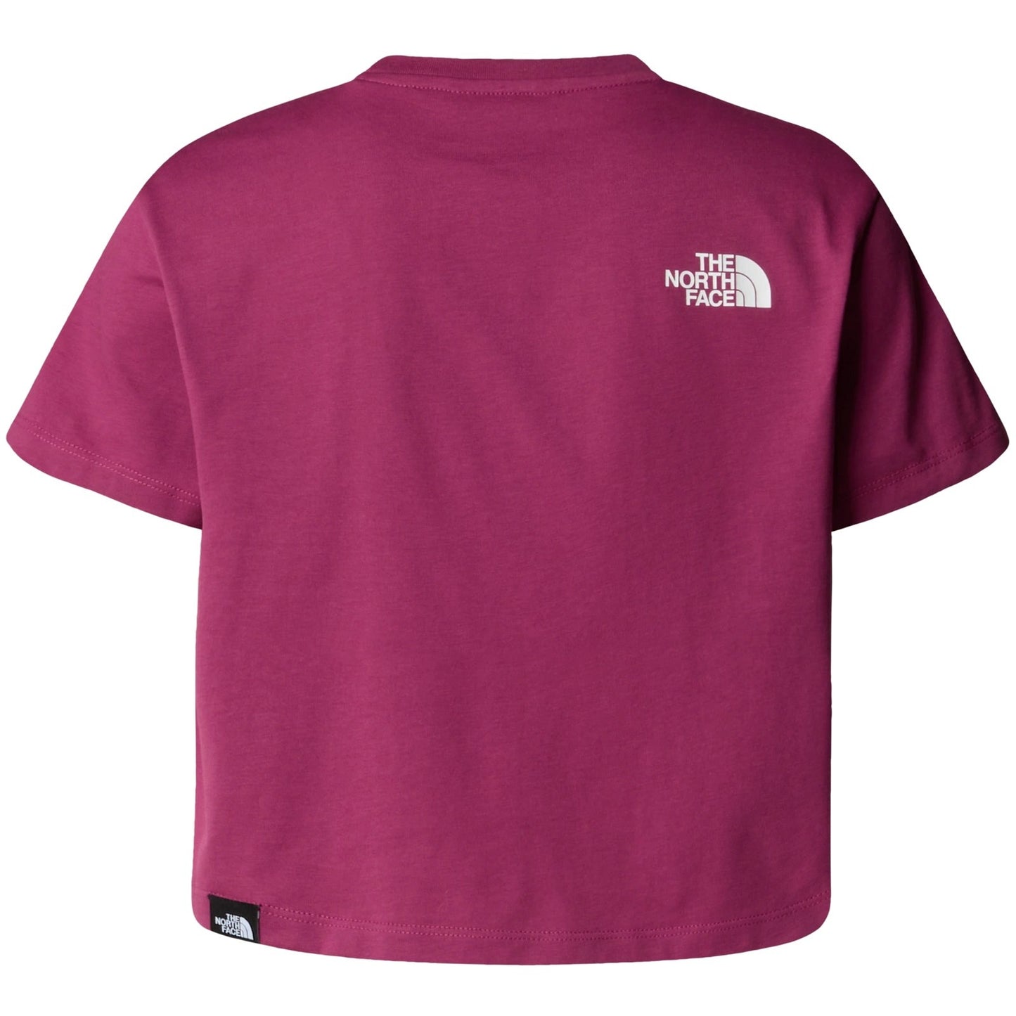 T-shirt Ragazza The North Face - Girl’s S/S Crop Easy Tee - Viola