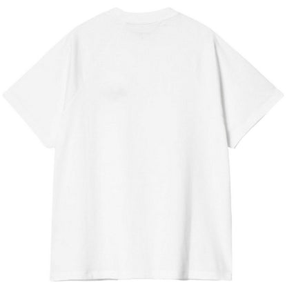 T-shirt Donna Carhartt Wip - W' S/S Signature T-Shirt - Bianco