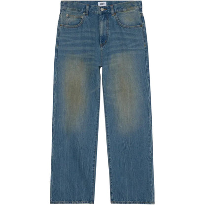 Jeans Uomo Obey - Nelson Straight Leg Denim - Blu