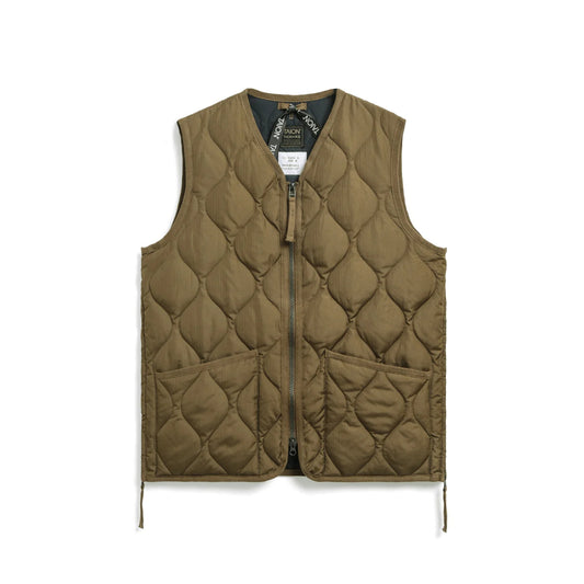 Gilet Uomo Taion - Military Zip V-Neck Vest - Verde