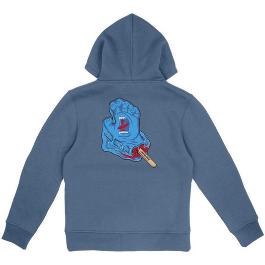 Felpe con cappuccio Ragazzi Unisex Santa Cruz - Youth Popsicle Hand Hood - Blu