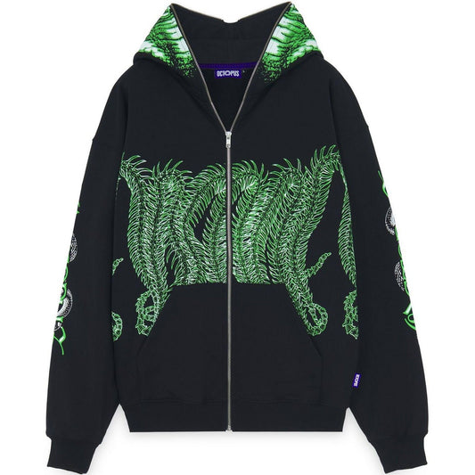 Felpe con cappuccio Uomo Octopus - Year Of The Snake Octopus Full Zip Hoodie - Nero