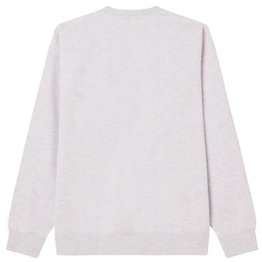 Męska bluza z kapturem Obey — Ustalona Works Bold Crew Ii Fleece — Szara