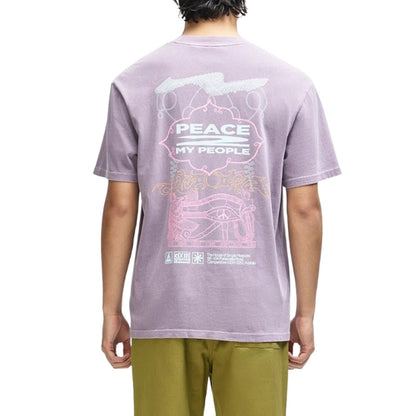 T-shirt Uomo Deus Ex Machina - Easy Peacey Tee - Viola