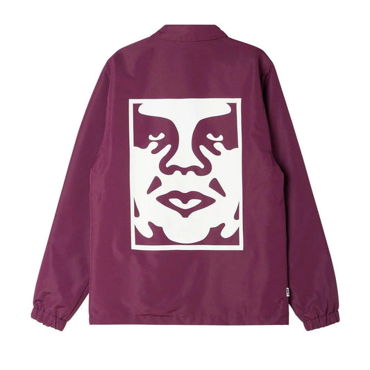 Giacche Unisex Obey - Obey Icon Coach Jacket - Viola