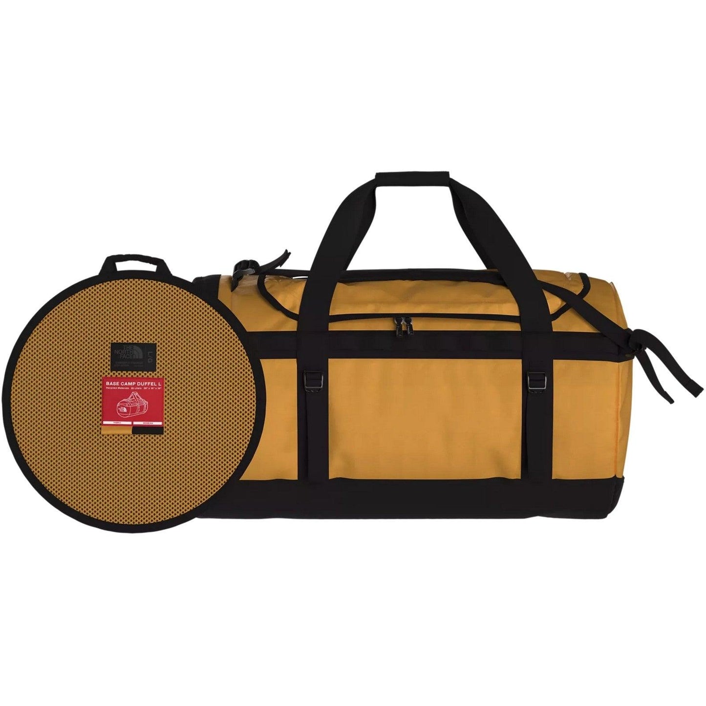 Borse a spalla Unisex The North Face - Base Camp Duffel - L - Giallo