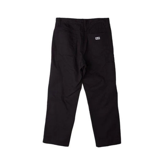 Pantaloni Unisex Obey - Hardwork Carpenter Pant - Nero