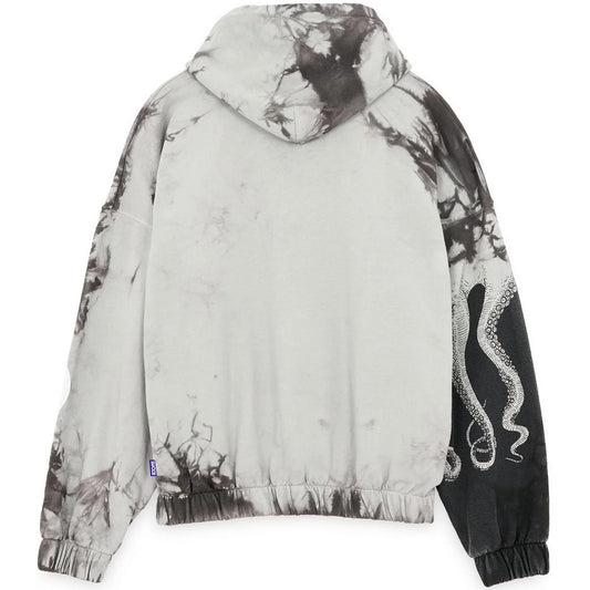 Felpe con cappuccio Uomo Octopus - Octopus Side Pigment Hoodie - Nero