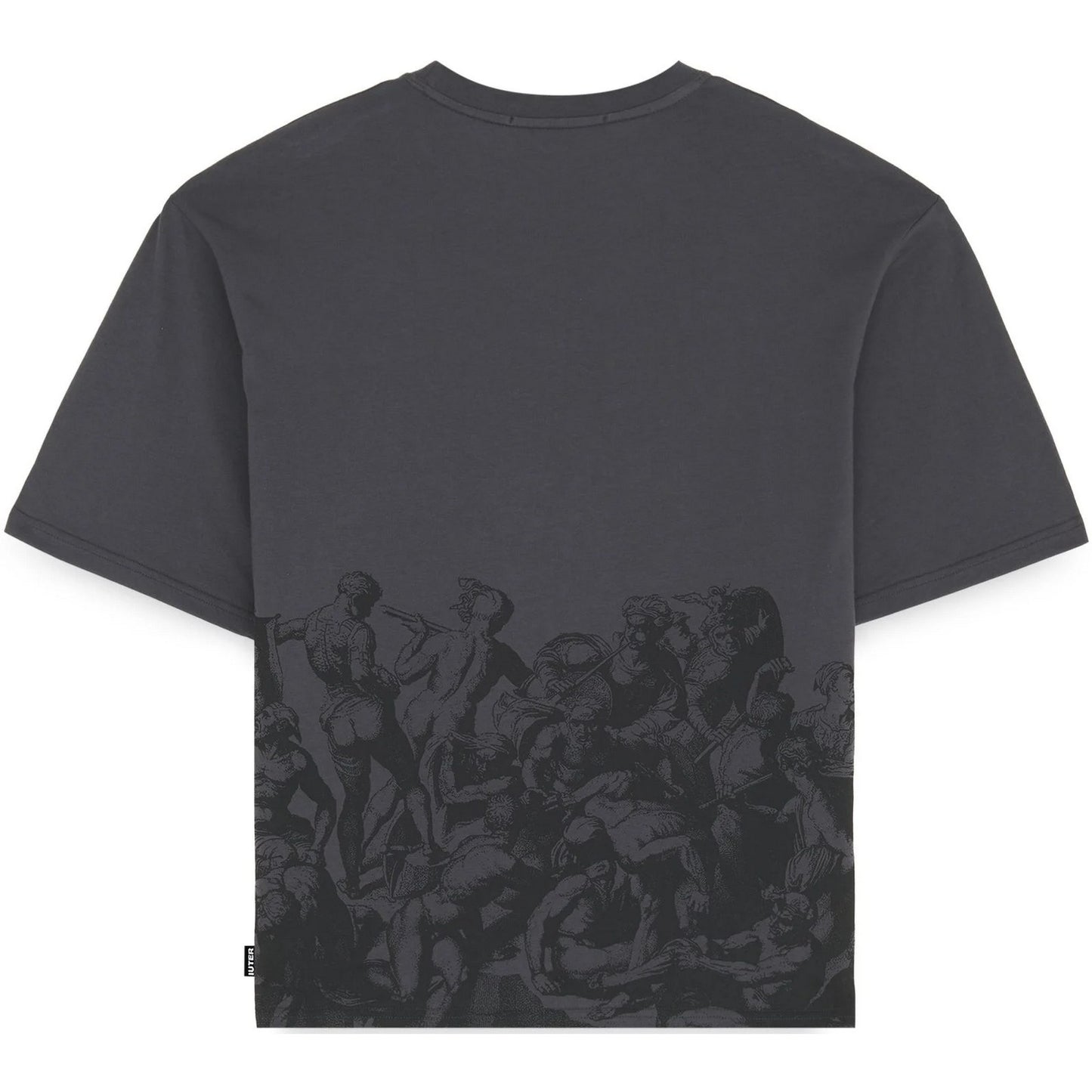 T-shirt Uomo Iuter - Battle Reverse Stitch Tee - Grigio