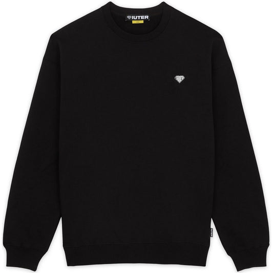 Felpe senza cappuccio Uomo Iuter - Heart Logo Crewneck - Nero