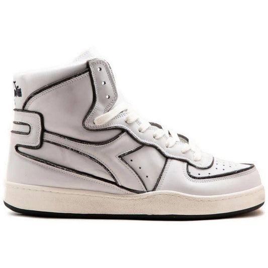 Sneaker Donna Diadora - Mi Basket Frame Used - Bianco