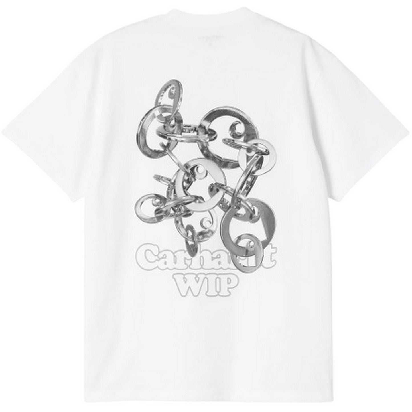 T-shirt Uomo Carhartt Wip - S/S Linked Charms T-Shirt - Bianco