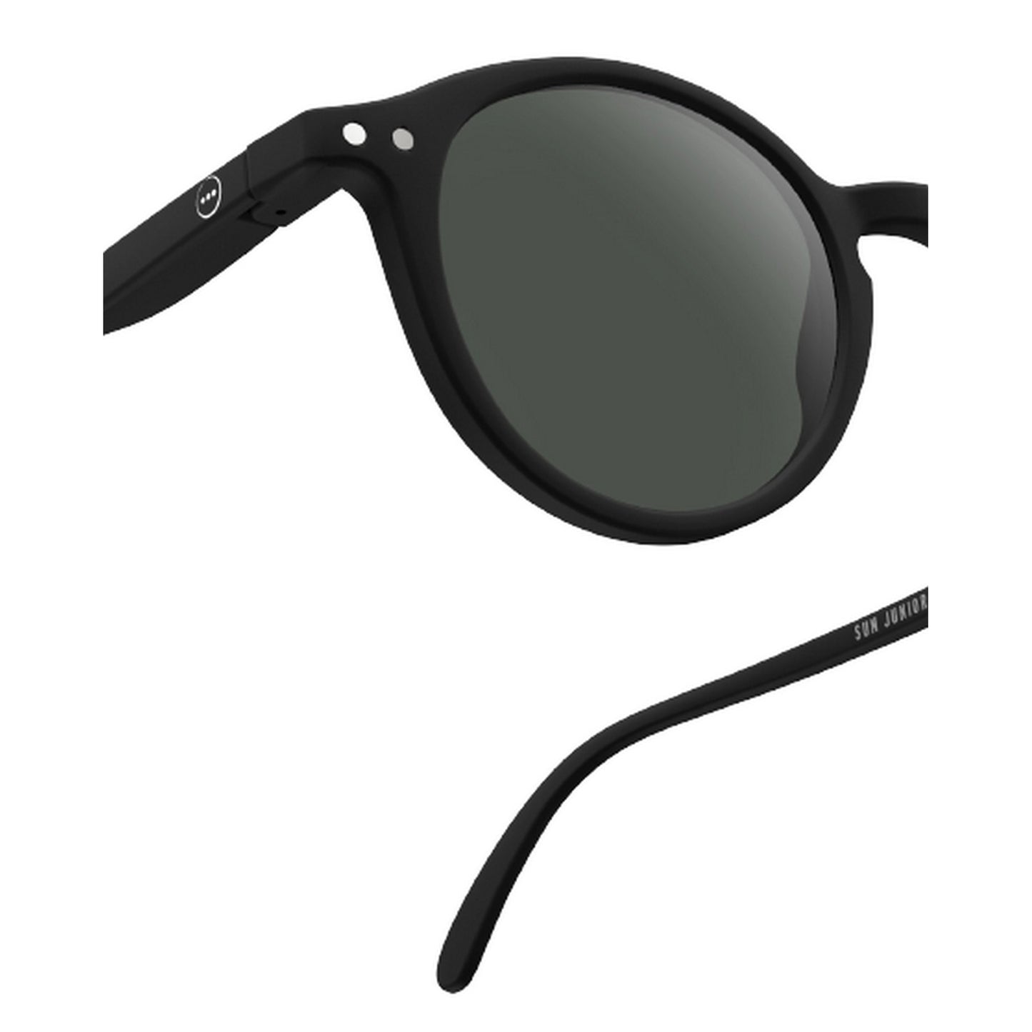 Lunettes de soleil pour garçon unisexe Izipizi - Sun Junior Mod.d - Noir