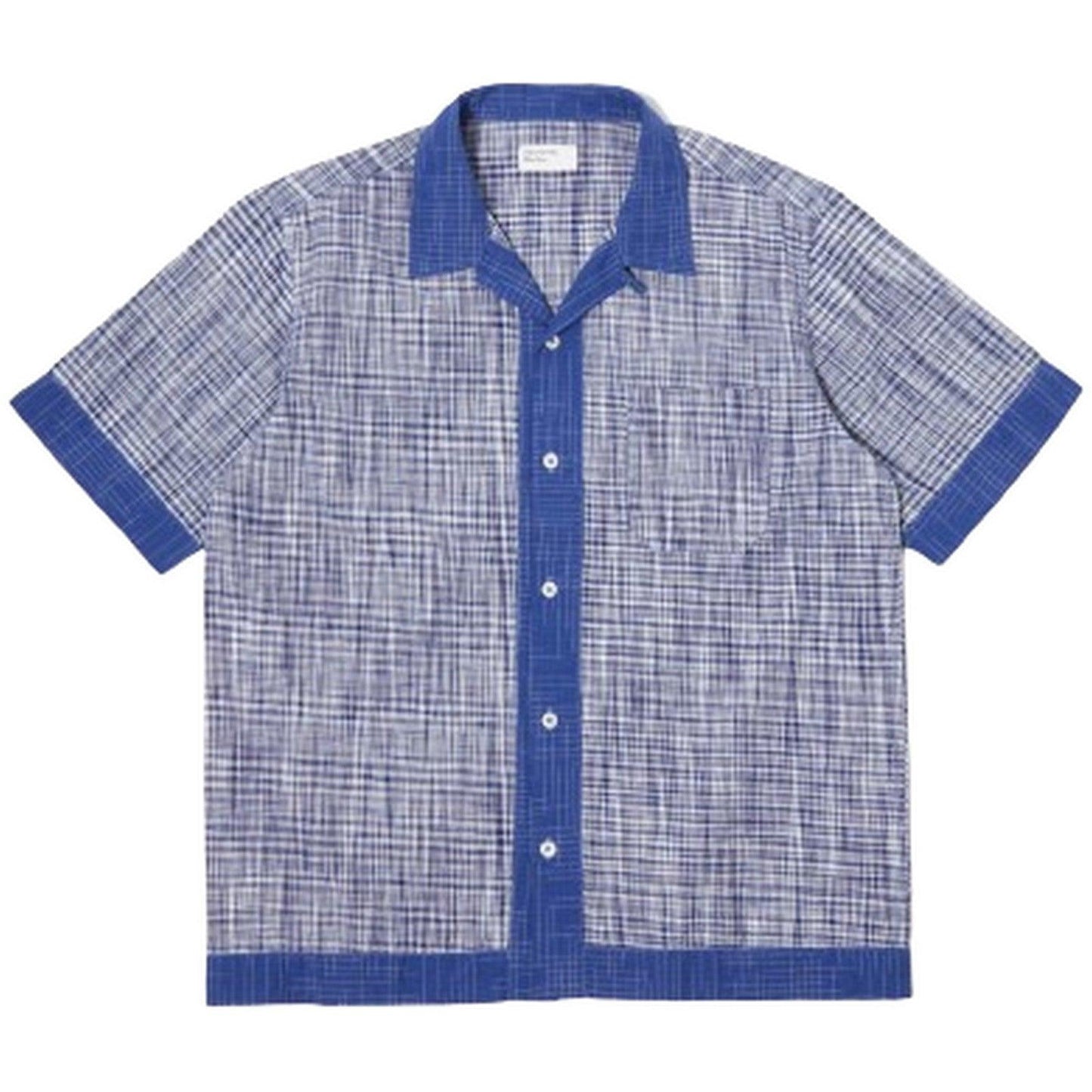 Camicie casual Uomo Universal Works - Border Road Shirt - Blu