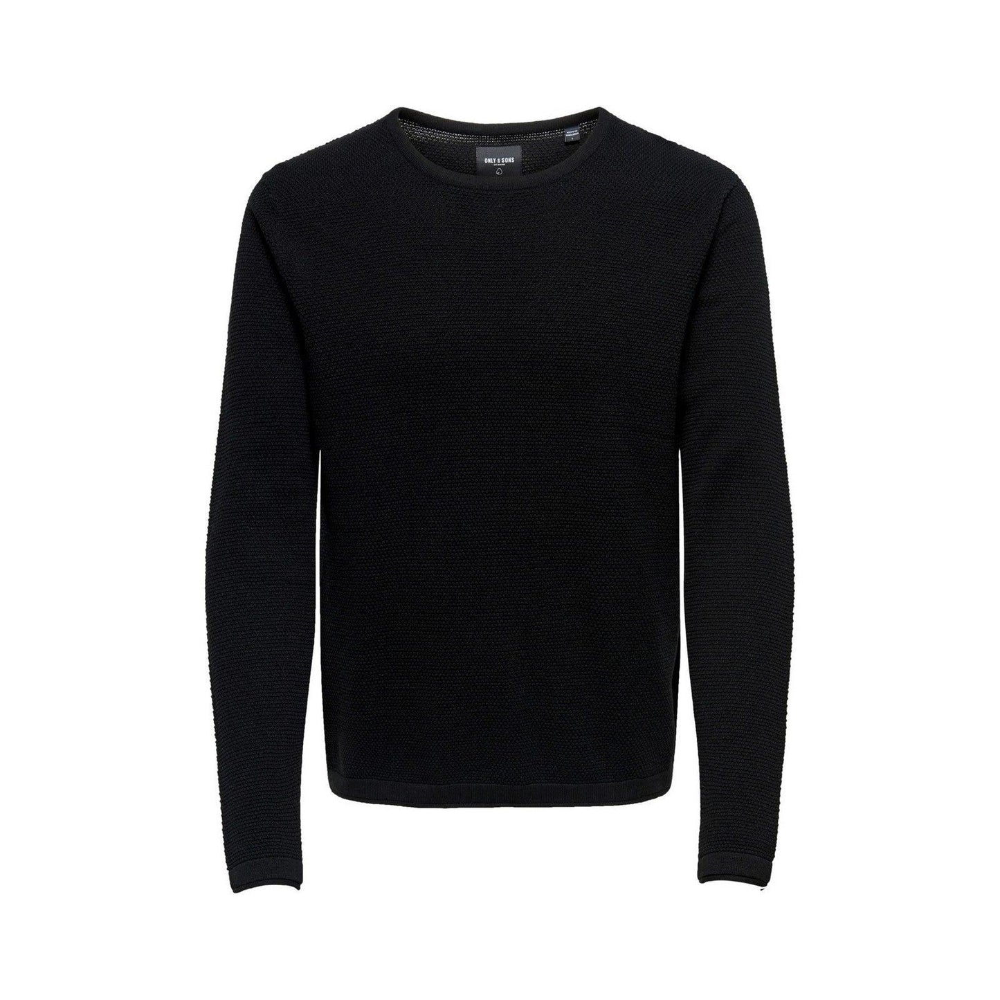 Maglioni Uomo Only & Sons - Onspanter Life 12 Struc Crew Knit Noos - Nero