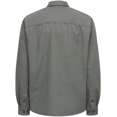 Camicie casual Uomo Only & Sons - Onsalp Canvas Overshirt 0359 - Grigio