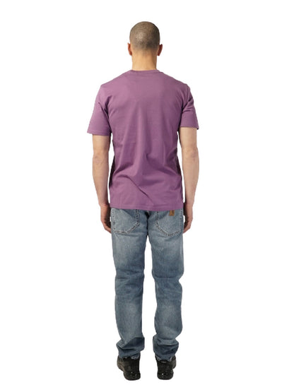 T-shirt Uomo Carhartt Wip - S/S Script T-Shirt - Fucsia