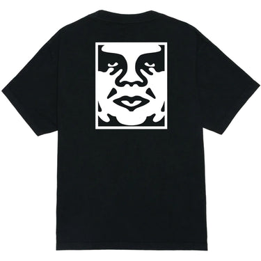 Obey T-shirt unisexe - Obey Bold Icon Face Tee - Noir