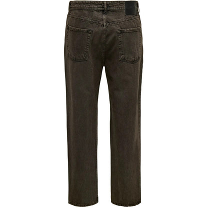 Jeans Uomo Only & Sons - Onsfade Loose Brown 6813 Tai Dnm - Marrone