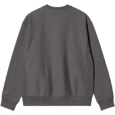 Felpe senza cappuccio Uomo Carhartt Wip - American Script Sweat - Grigio