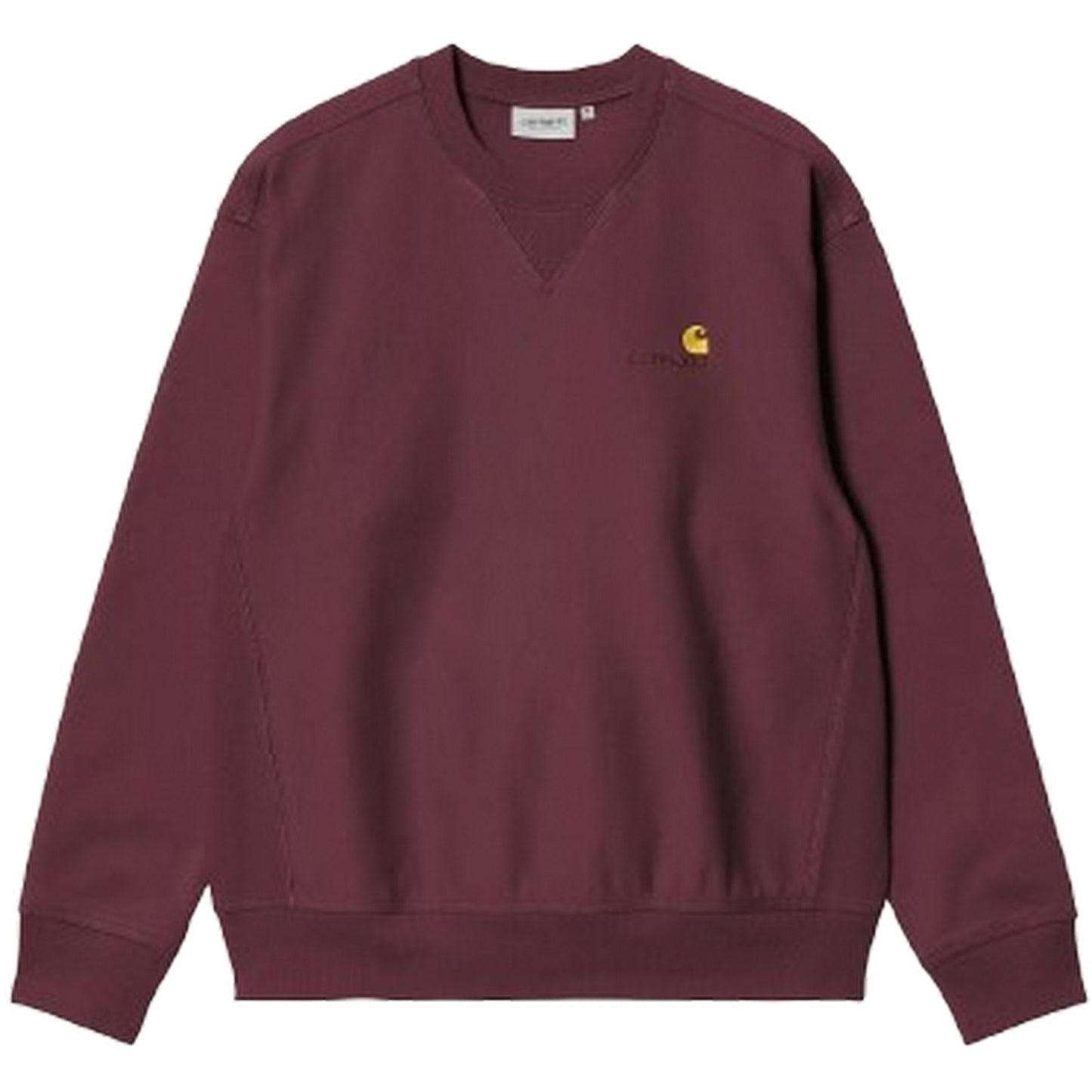 Felpe senza cappuccio Uomo Carhartt Wip - American Script Sweat - Bordeaux