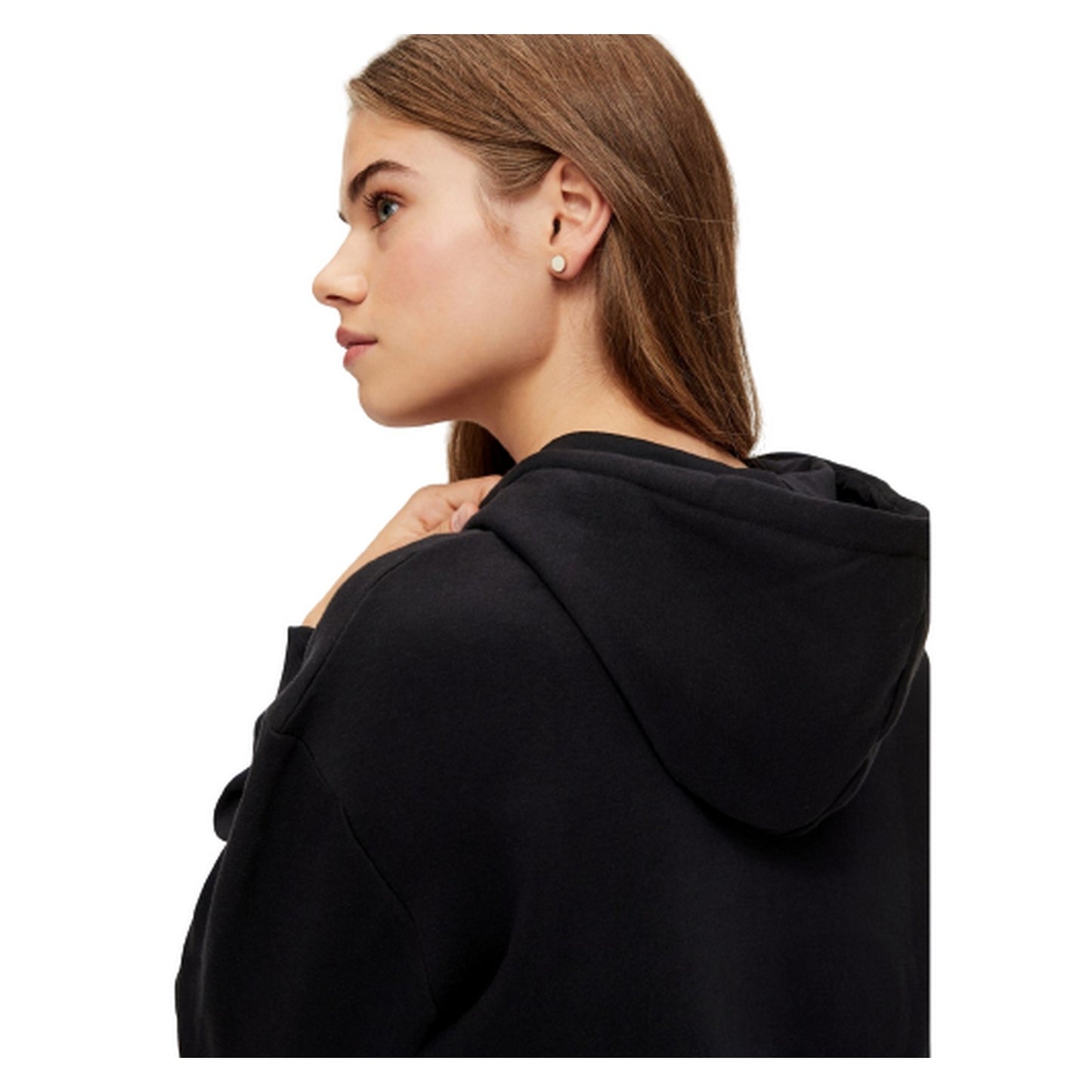 Felpe con cappuccio Donna Pieces - Pcchilli Ls Hoodie Noos Bc - Nero
