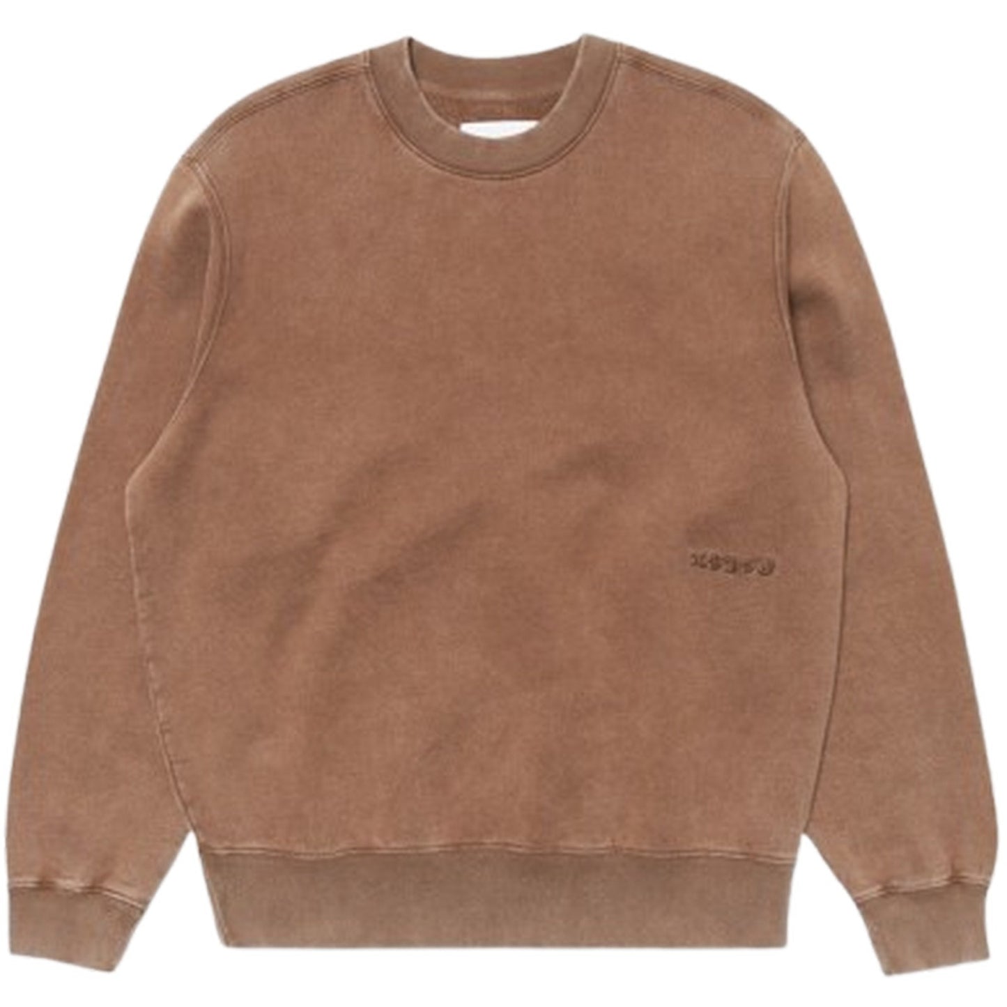 Felpe senza cappuccio Uomo Edwin - Axiom Crew Sweat - Marrone