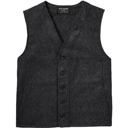 Gilet Uomo Filson - Mackinaw Wool Vest 26Oz - Grigio