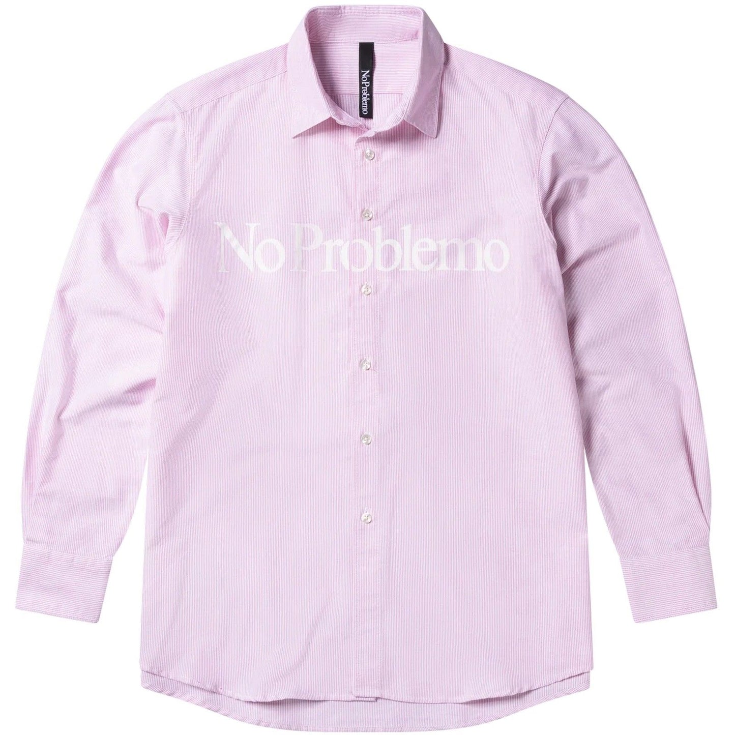 Camicie casual Uomo NO PROBLEMO - No Problemo LS Stripe Shirt - Rosa