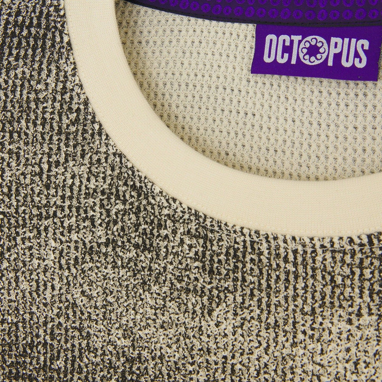 Maglie a manica lunga Uomo Octopus - Octopus Faded Waffle LS Tee - Avorio