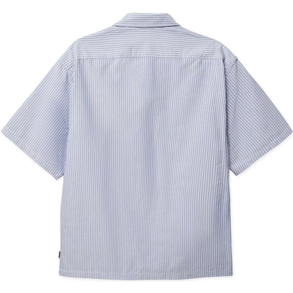 Camicie casual Uomo Woodbird - Wbwang Ox Flower Shirt - Blu