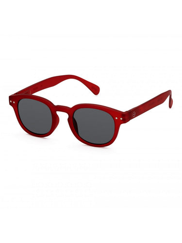 Lunettes de soleil pour garçon unisexe Izipizi - Sun Junior Mod.c - Rouge