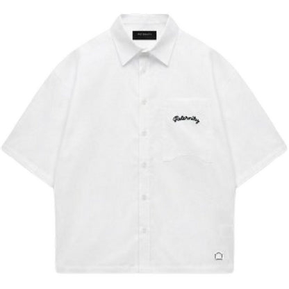 Camicie casual Unisex Reternity - Le Progres Shirt - Bianco