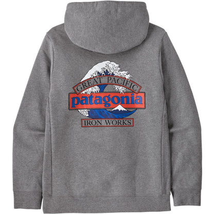 Felpe con cappuccio Uomo Patagonia - M's Great Waves Uprisal Hoody - Grigio