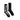 Phobia Chaussettes pour hommes - Chaussettes noires avec os blancs - Noir