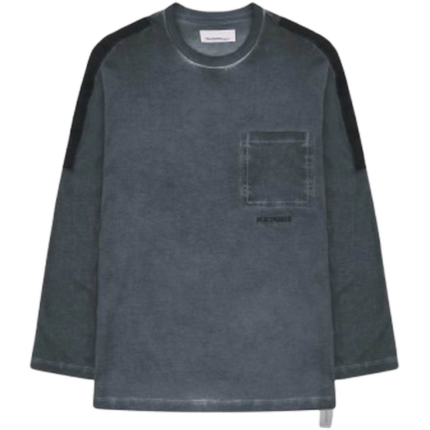 Felpe senza cappuccio Uomo OAMC Peacemaker - Velcro Applique Sweatshirt - Grigio