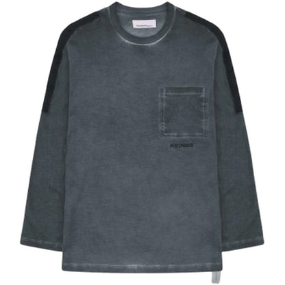 Felpe senza cappuccio Uomo OAMC Peacemaker - Velcro Applique Sweatshirt - Grigio