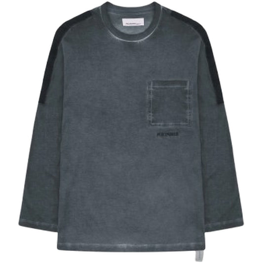 Felpe senza cappuccio Uomo OAMC Peacemaker - Velcro Applique Sweatshirt - Grigio